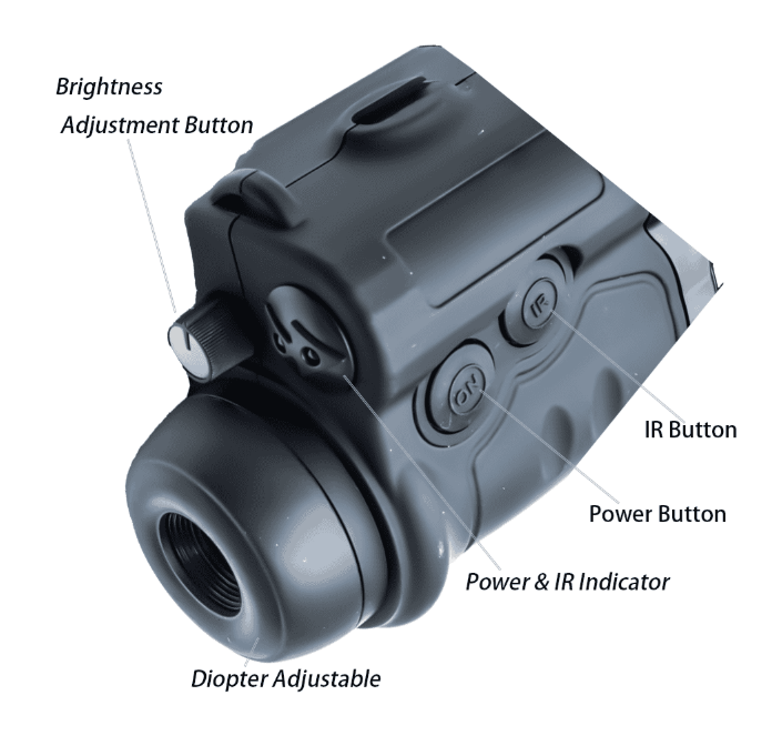 NightStar Optics 4X50 Digital Infrared Monocular Telescope - NS41450