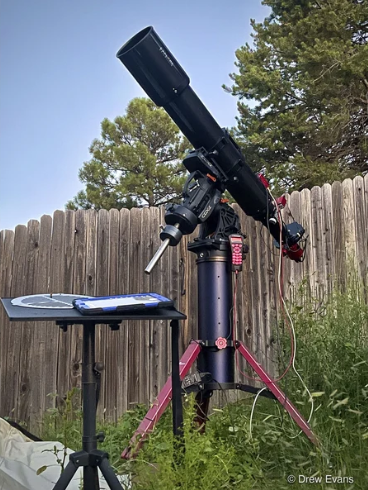 ED152 Air-Spaced Triplet Apochromatic Telescope in Carbon Fiber - TED15208CF-HEX33