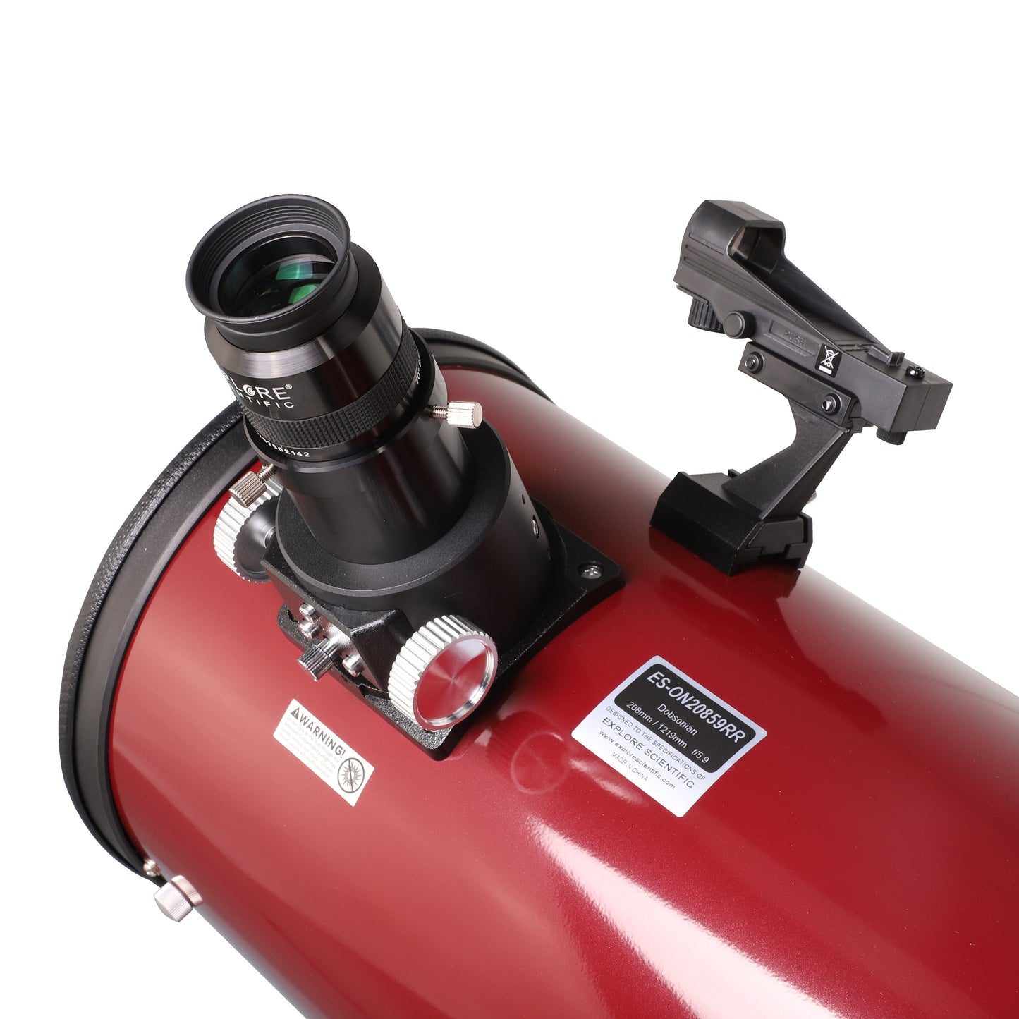 8-Inch Dobsonian Reflector Telescope (Red)